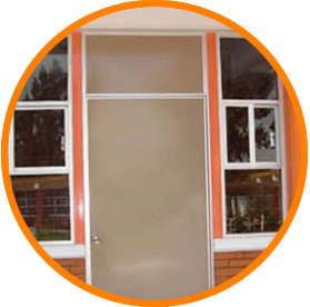 puerta con antepecho cdmx